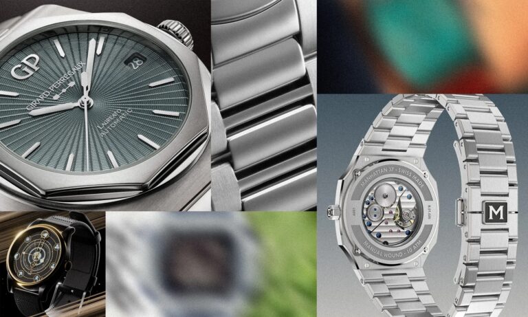 a collage of watches