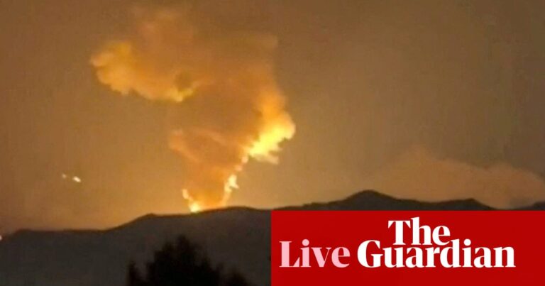 Iran threatens strong response if US forces intervene in fight as thousands flee Tehran after latest strikes – Israel-Iran conflict live | Israel