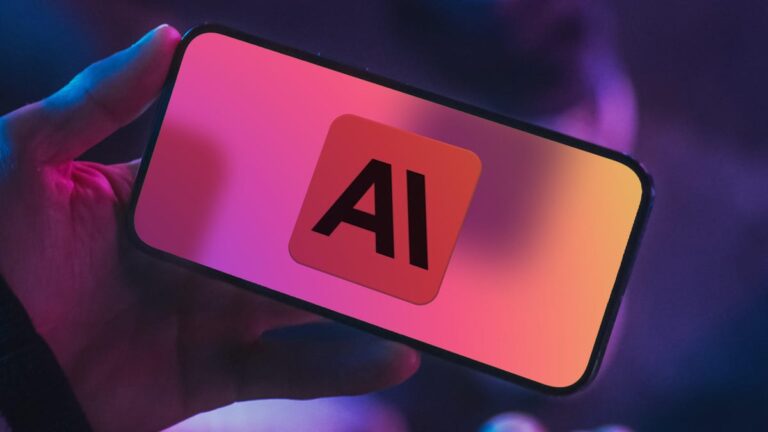 Anthropic Logo on a phone screen