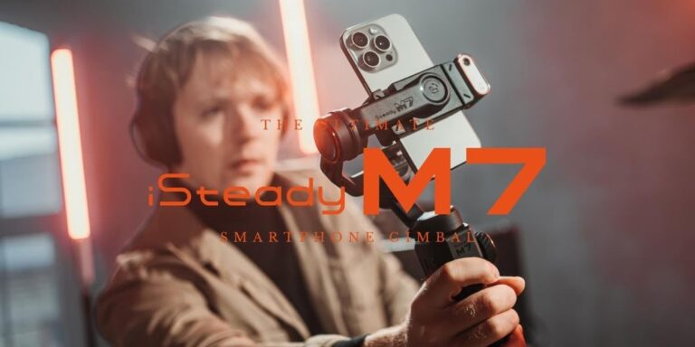 Keep Your Smartphone Steady and Secure With This Helpful AI Tracking Gimbal Stabilizer