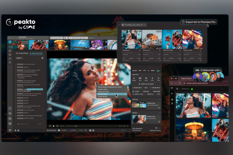New Peakto Pro is a tool for professional videographers