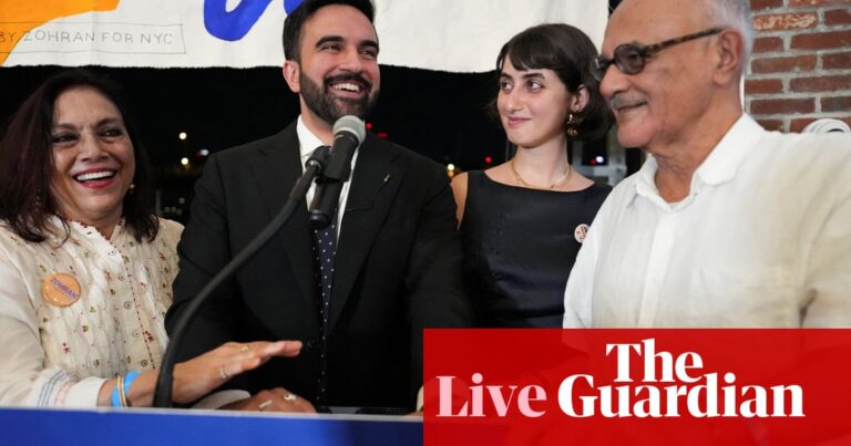 Progressives say Mamdani win shows voters ‘fed up with status quo’ as Stephen Miller attempts to blame immigration – live | US news