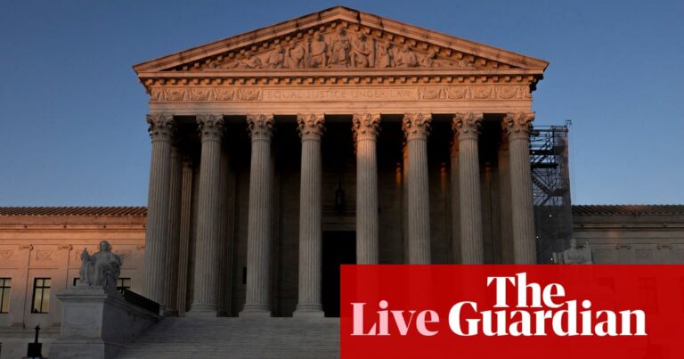 US supreme court divided as fossil fuel industry wins in car pollution case – live | Trump administration