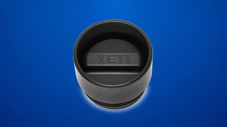 The Yeti Commuter Cap shown against a bright blue background.