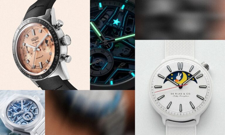 collage of watches