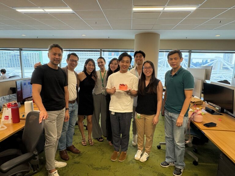 Heather and the Singapore Public Sector sales team