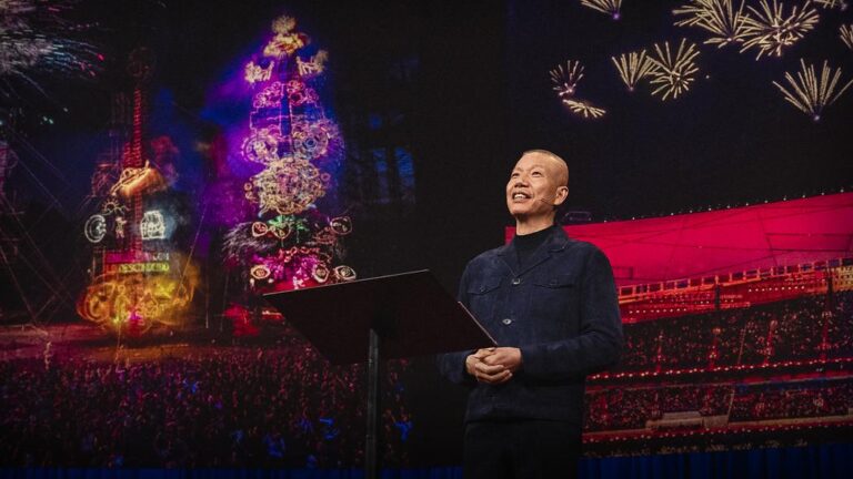 A firework ladder to the sky — and the magic of explosive art | Cai Guo-Qiang (re-release)