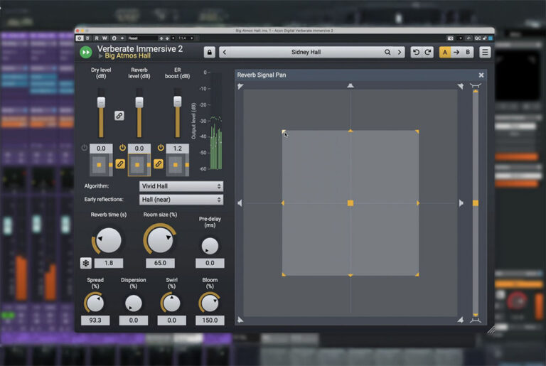 Acon Digital’s Verberate Immersive 2.3 Update With 9.1.6 Support