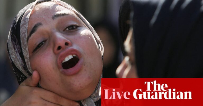 At least 20 killed in crush at Gaza aid point – Middle East crisis live | World news