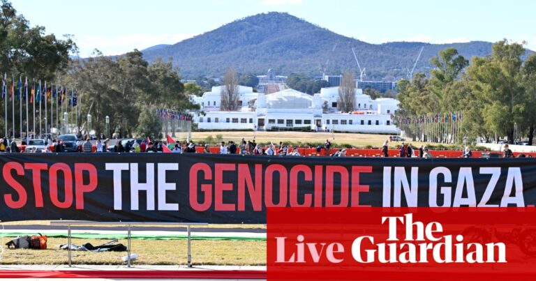 Australia politics live: Australia joins 24 countries to demand immediate end to Gaza war | Australia news