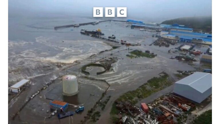 BBC World Service - Global News Podcast, Tsunami warnings scaled back across northern Pacific