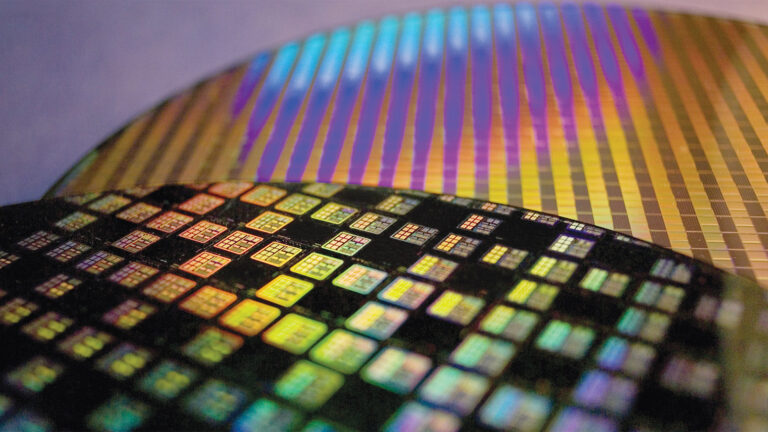 TSMC semiconductor chip close up
