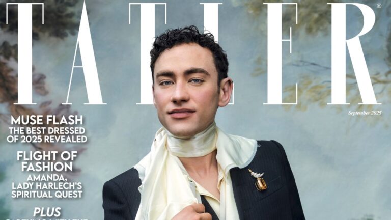 Tatler September 2025 with Olly Alexander on the cover.