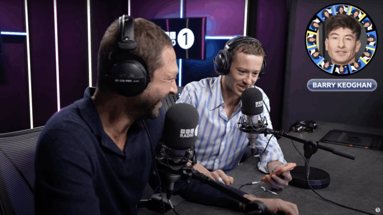Ebon Moss-Bachrach and Joseph Quinn live cold calling friends on the radio is a fun watch