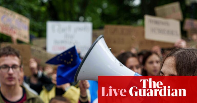 Europe live: Zelenskyy signs Ukraine anti-corruption law after protests prompt changes | World news