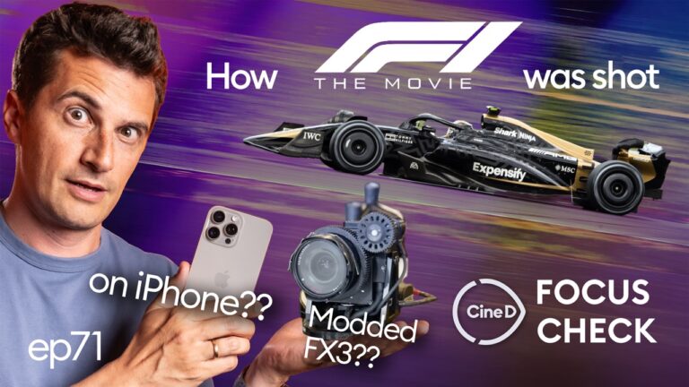 F1 Movie Used Custom Sony Compact Cameras & iPhone Cams I Adobe Firefly Sound Generator - CineD Focus Check Ep71