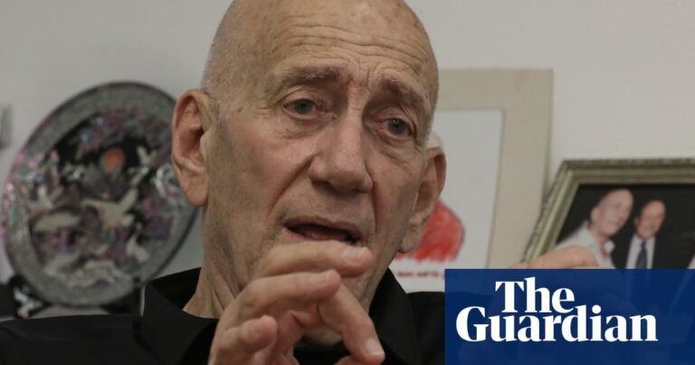 First Thing: ‘Humanitarian city’ would be concentration camp for Palestinians, says former Israeli PM | US news