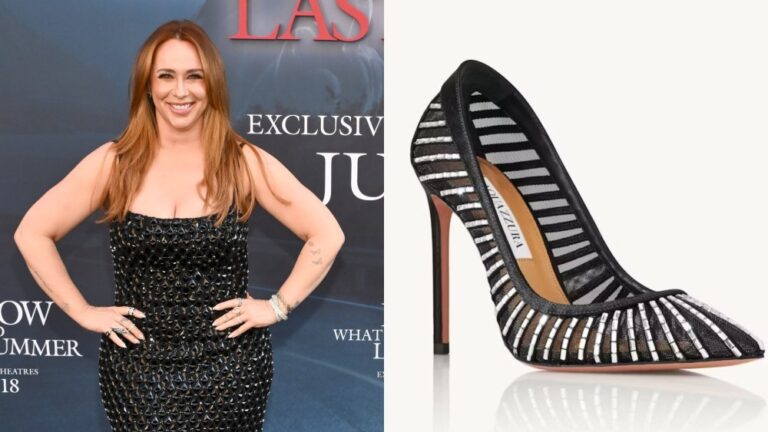 Jennifer Love Hewitt’s Aquazzura Pumps Shine on Movie Premiere Jennifer Love Hewitt at the "I Know What You Did Last Summer" Los Angeles Premiere held at The United Theater on Broadway on Monday.