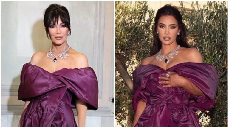 Kris Jenner copies Kim Kardashian in purple Dolce and Gabbana gown at 69, fans 'can't believe she is a mother of 6' | Fashion Trends