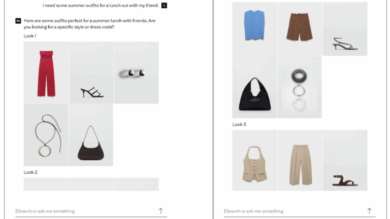 How "Mango Stylist" appears on the brand's website.