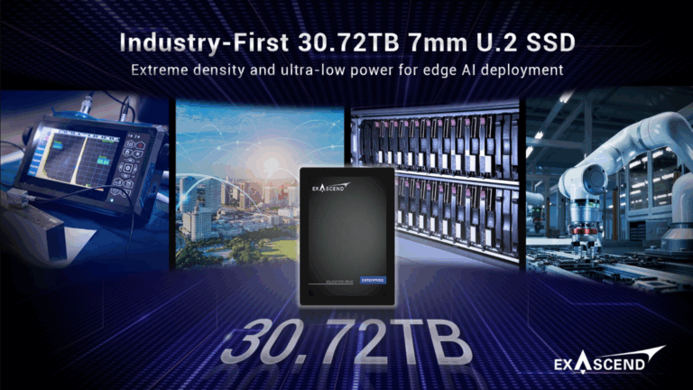Exascend 30.72TB PE4 SSD
