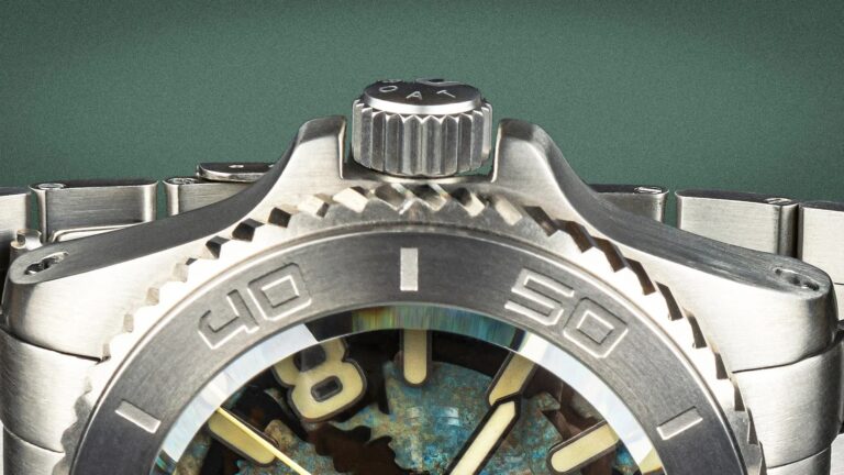 the case of a U-Boat dive watch
