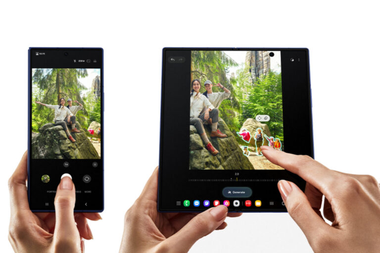 Samsung Galaxy Z Fold7 expands your workspace for editing