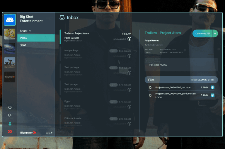 Sohonet Adds Branded Projects to Latest FileRunner Update