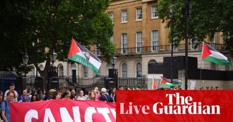 Starmer to hold emergency cabinet meeting on Gaza amid calls to recognise Palestinian state – UK politics live | Politics