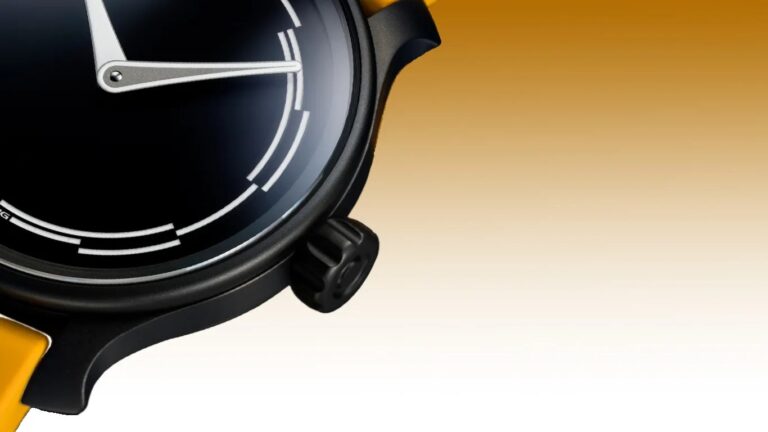a closeup of a ming watch