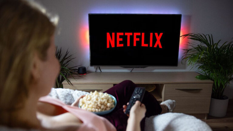 Netflix on Sony TV in living room