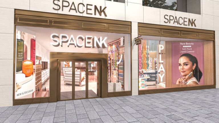 A rendering of the Space NK store, which will open in the second half of 2025 at 214 Oxford Circus in London.