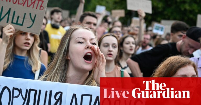 Zelenskyy faces domestic and international criticism over anti-corruption agencies reform – Europe live | Ukraine