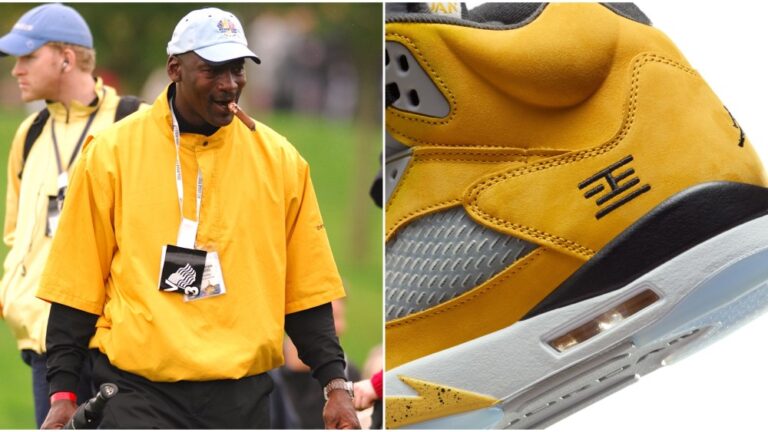 Michael Jordan, Air Jordan 5 sneakers