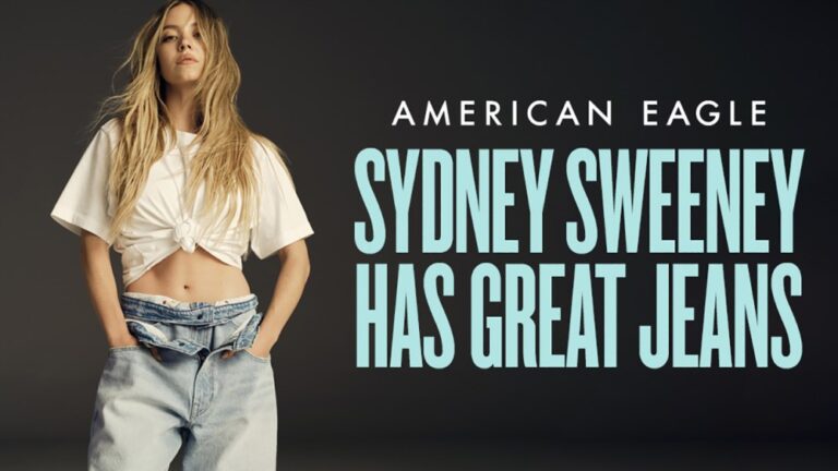 Sydney Sweeney in the new campaign.