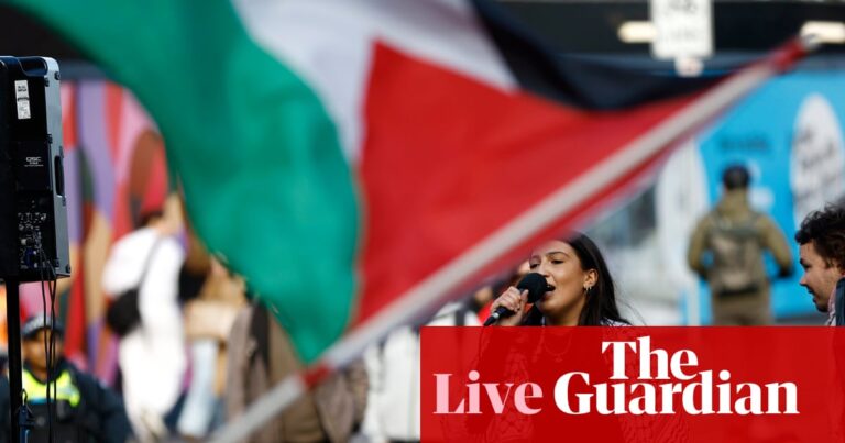 Australia news live: pro-Palestine marches expected to attract huge turnout; Albanese congratulates Ukraine on independence day | Australia news