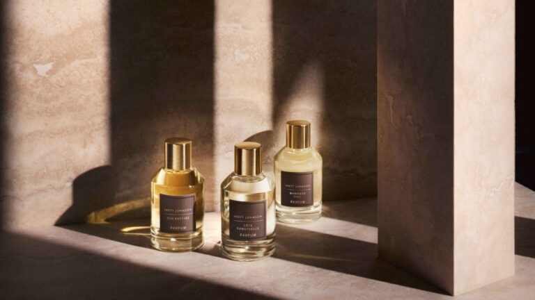 Brett Johnson's first three fragrances.