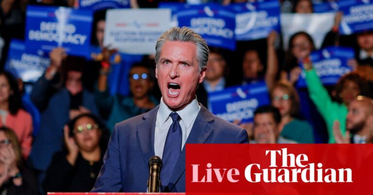 California governor calls for a special election to introduce new US House maps – live | Trump administration