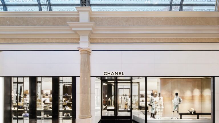 Chanel opens newly redesigned boutique at the Bellagio Resort in Las Vegas.