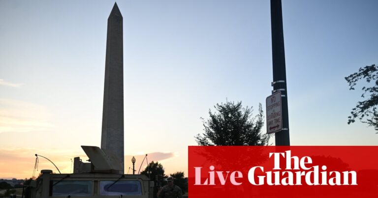 DC mayor hardens stance on Trump’s ‘authoritarian’ deployment of national guard – US politics live | US news