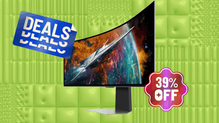 Here's Out Pitch: Save $700 on a Massive Samsung Curved Gaming Monitor
