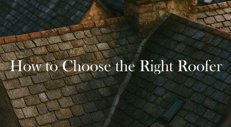 How to choose the right roofing contractor for your home