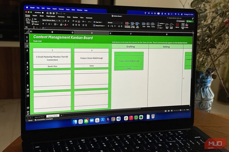 I Built a Fully Functional Kanban Board in Excel