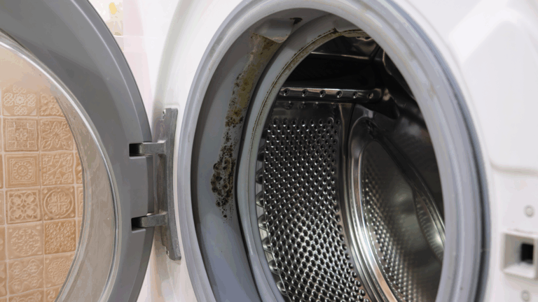 Moldy washing machine gasket