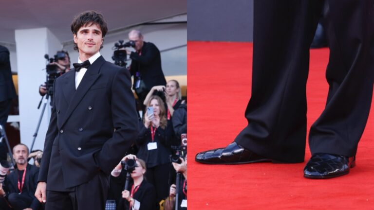 Jacob Elordi hit the red carpet at the Venice Film Festival 2025 in Bottega Veneta flats.