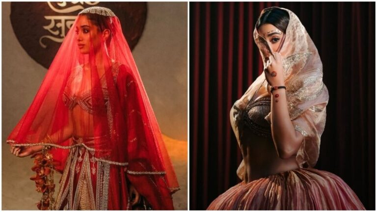 Janhvi Kapoor looks ‘insane’ as she turns bride for Masaba Gupta's new collection: 'Sridevi's legendary eyes' | Fashion Trends