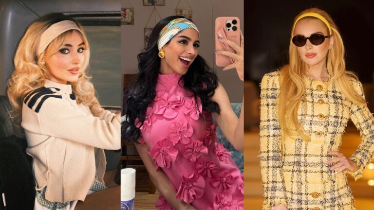 Khushi Kapoor, Sabrina Carpenter and Lindsay Lohan are making headbands from the '90s hot again