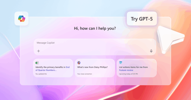 Microsoft brings GPT-5 to Copilot with new smart mode
