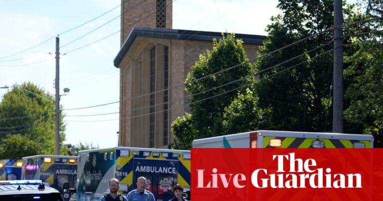 Minneapolis school shooting updates: two children and shooter killed as 17 people injured – latest | US news