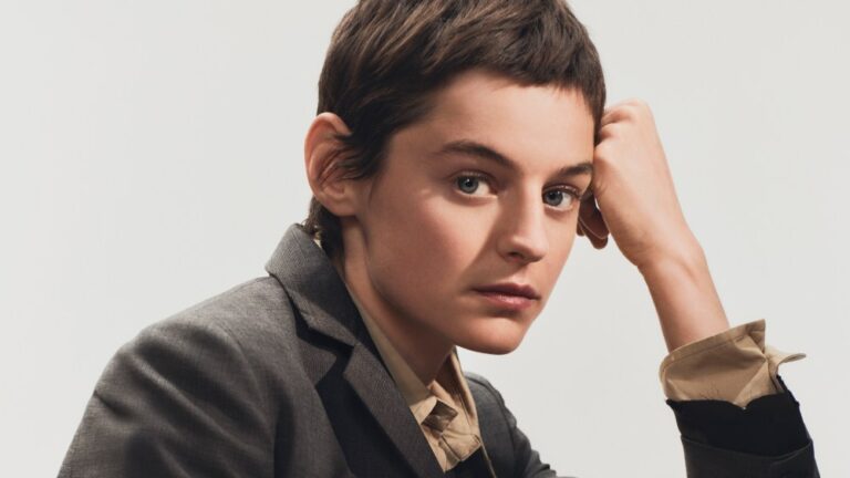 Emma Corrin is fronting Miutine, Miu Miu's new fragrance.